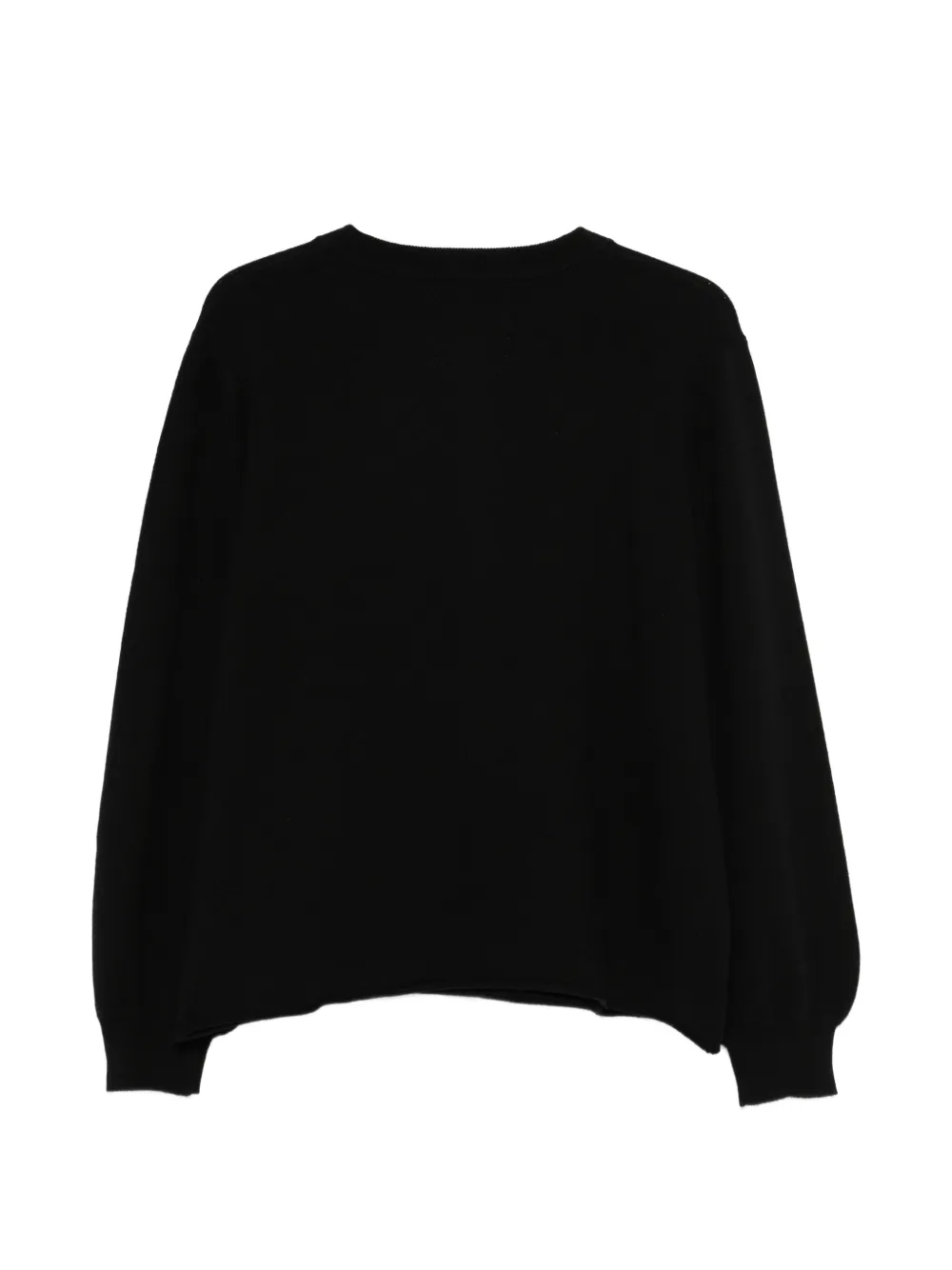 extreme cashmere Nº280 Bi vest met ronde hals Zwart