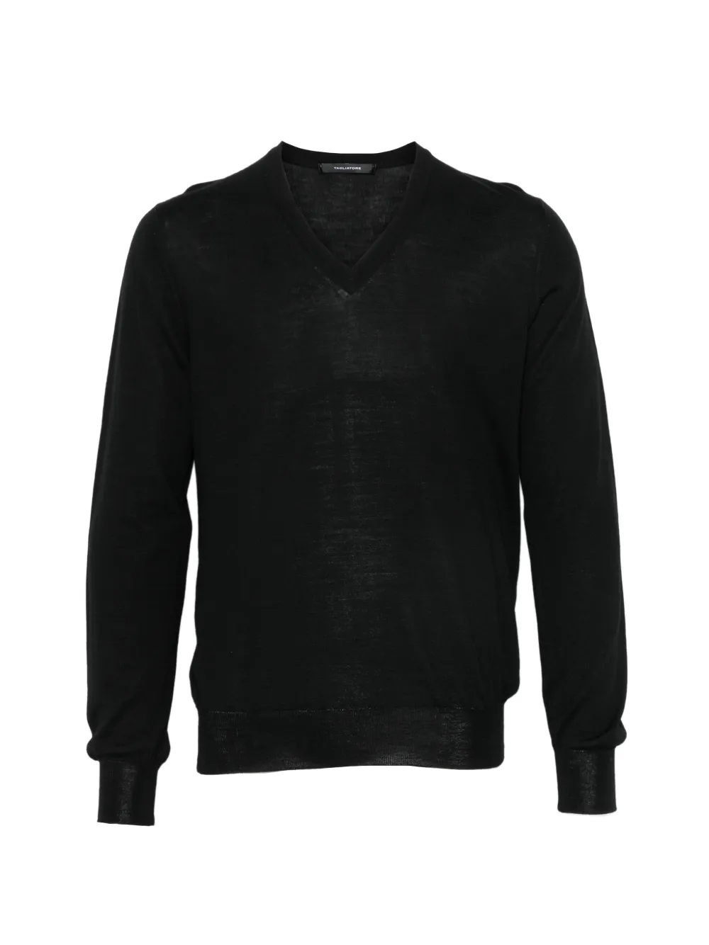 Tagliatore V-neck sweater - Schwarz