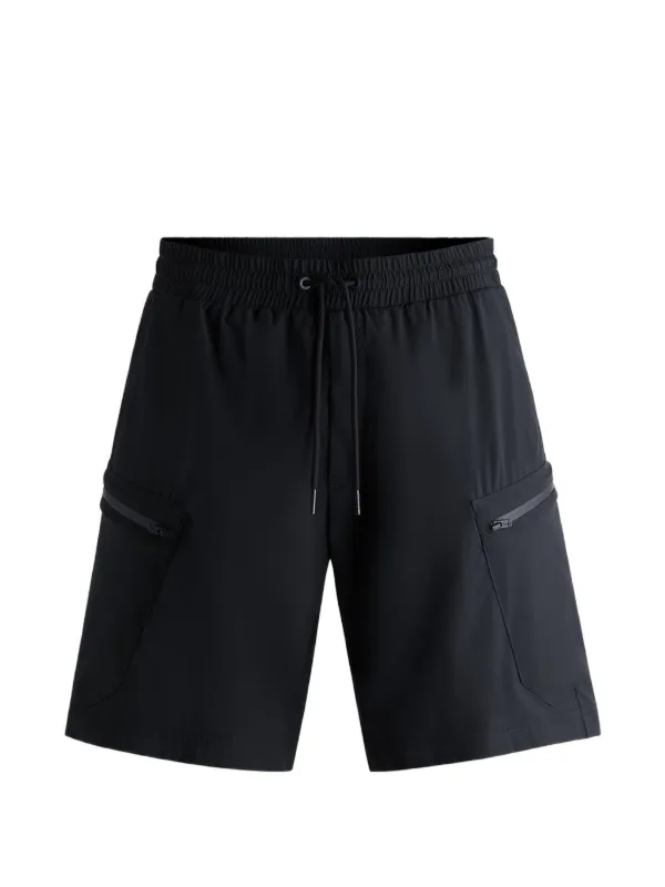 Fusalp Thilo Elasticated-waist Cargo Shorts in Black