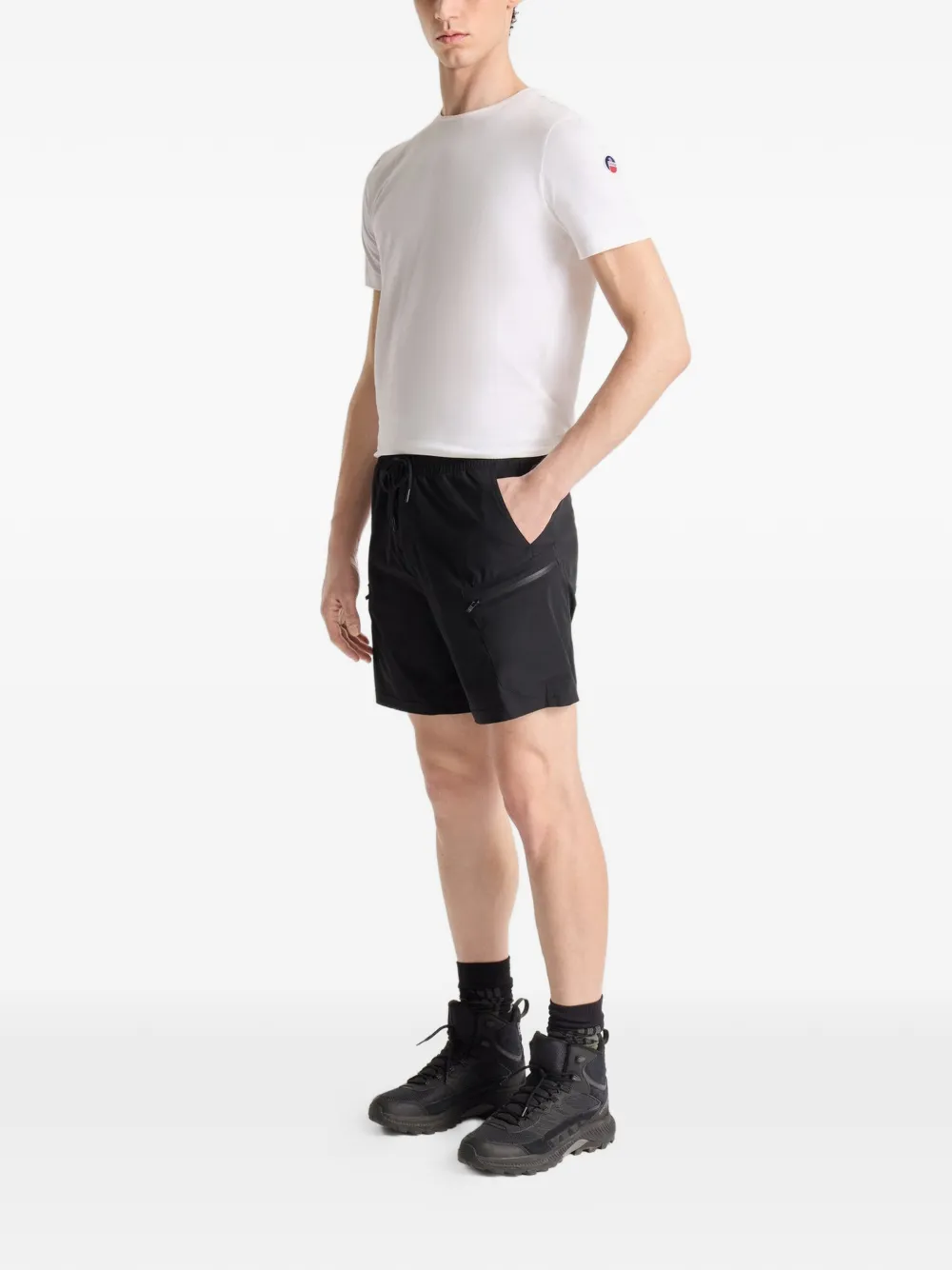  Fusalp Thilo Elasticated-waist Cargo Shorts - Black 