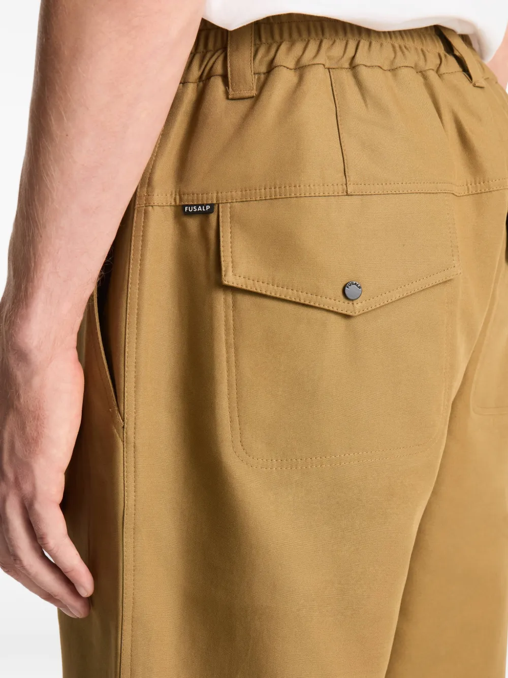 Fusalp Laukol straight broek met elastische taille Bruin
