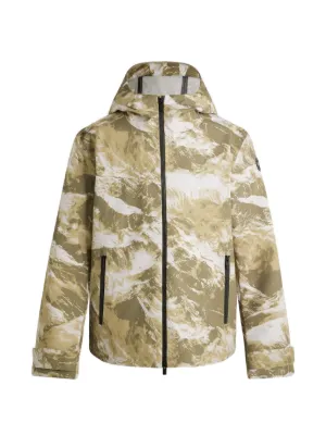 Moncler Kounde Camouflage Hooded Jacket | Green | FARFETCH SG