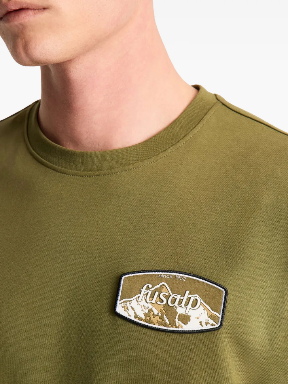Fusalp Tylo Anim T-shirt met logopatch Groen