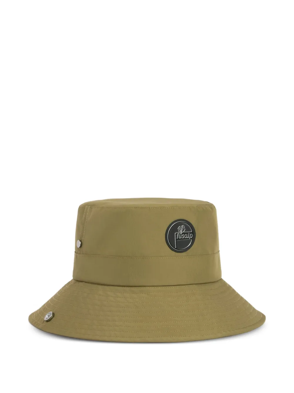 Fusalp Ranger logo-patch bucket hat - Verde