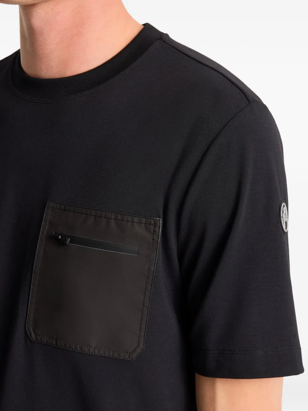 Fusalp Rivio T-shirt met borstzak Zwart