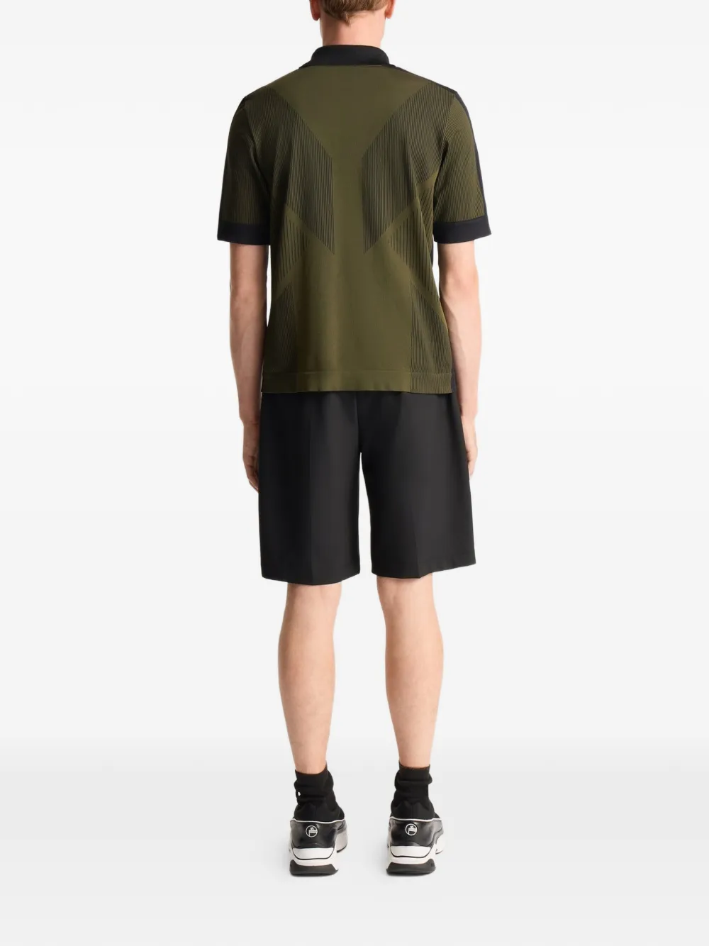 Fusalp Poloshirt met korte mouwen en rits Groen