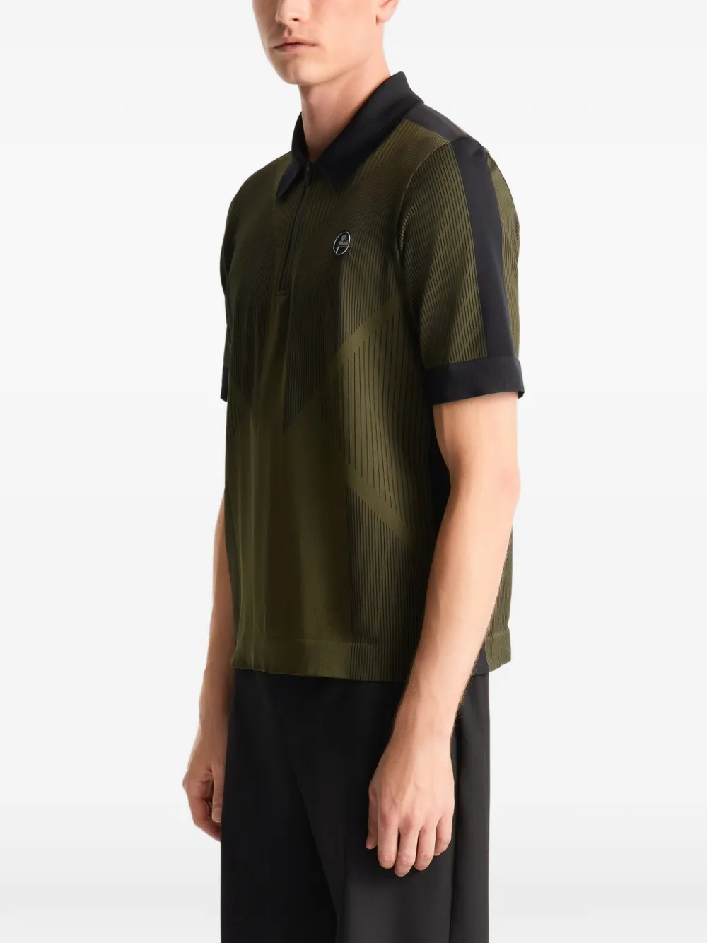 Fusalp Poloshirt met korte mouwen en rits Groen