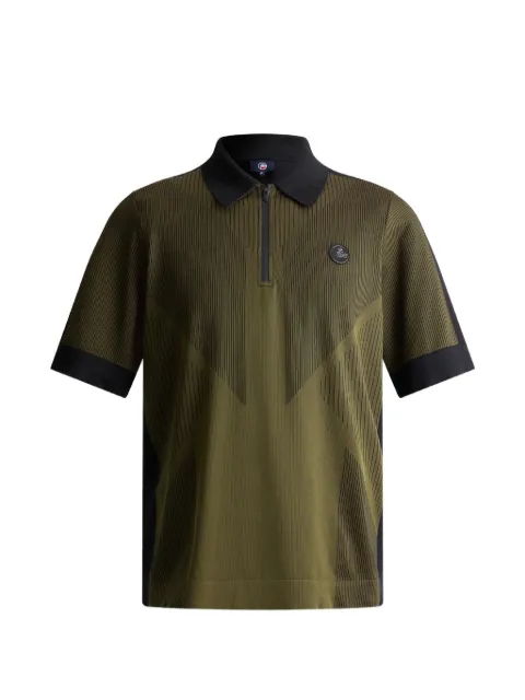 Fusalp zip-neck short-sleeve polo shirt