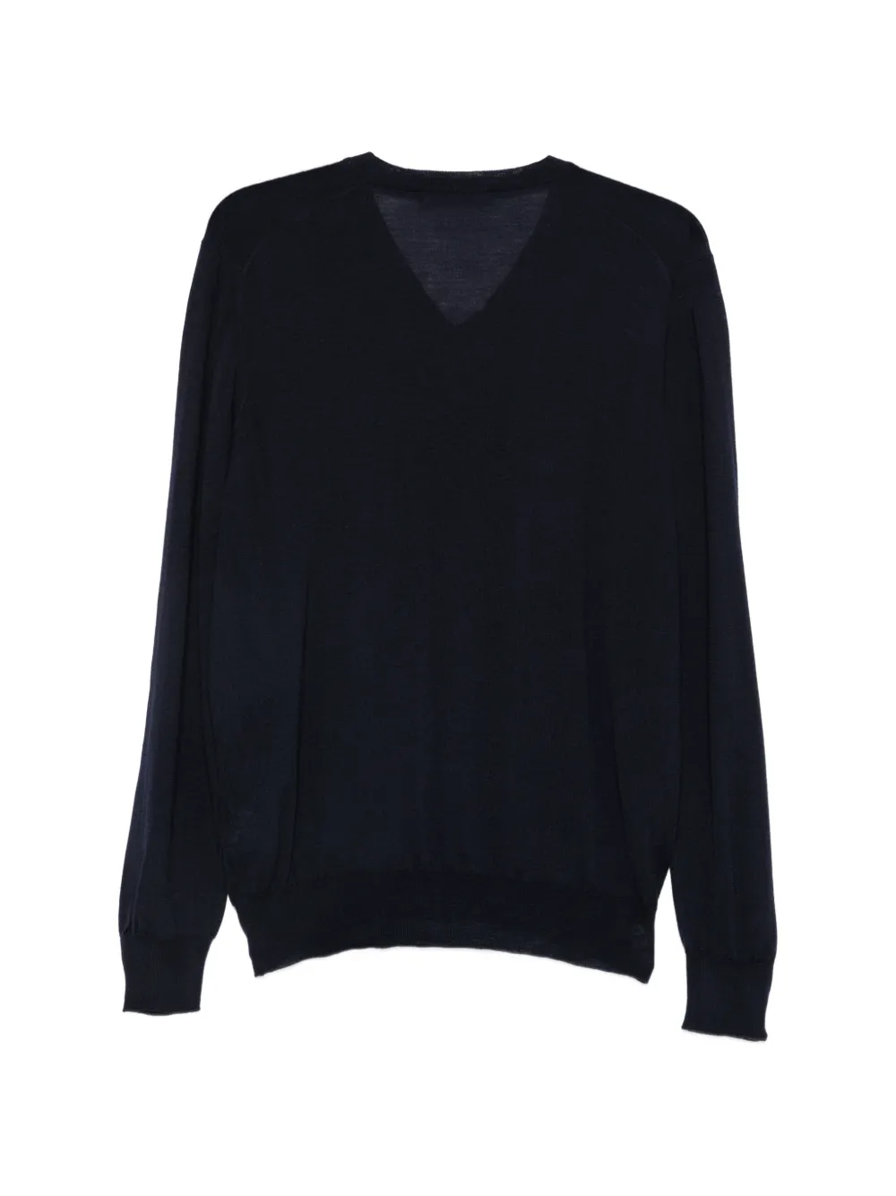 Tagliatore Xavier trui met V-hals Blauw