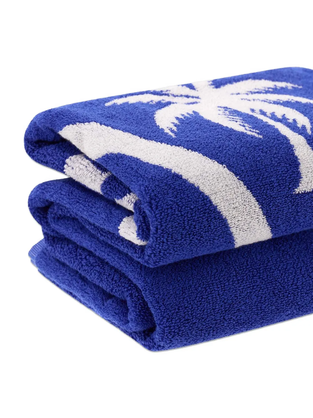  Guess Kids Palm-tree-print Beach Towel - Blue 