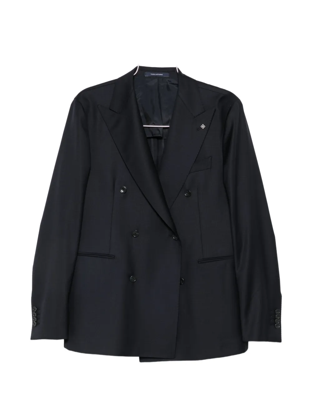 Tagliatore double-breasted peak-lapel suit - Blu