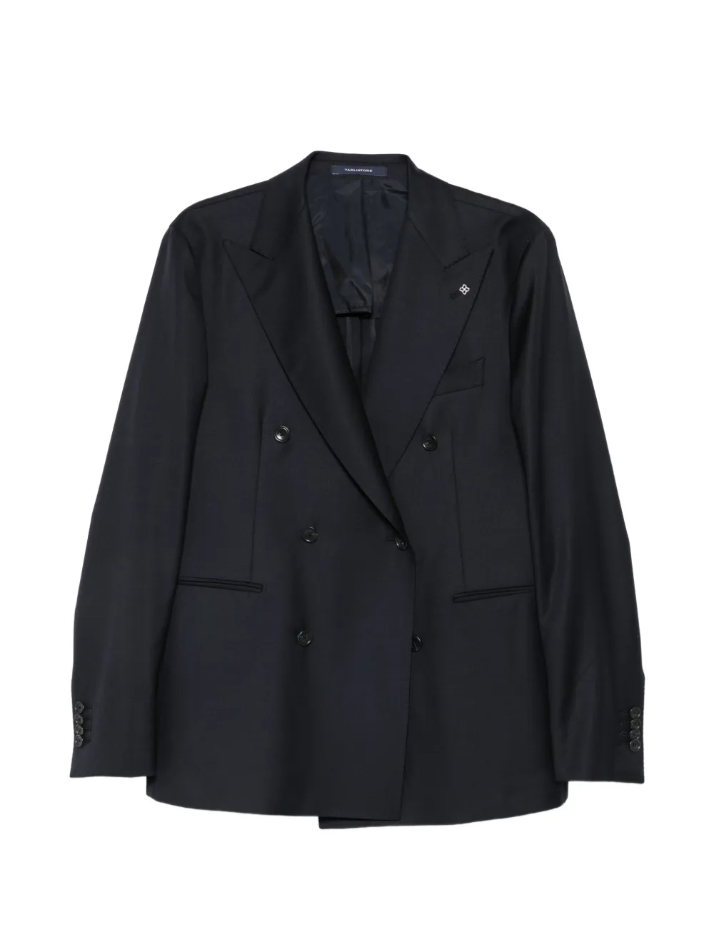 Tagliatore double-breasted peak-lapel suit - Blu