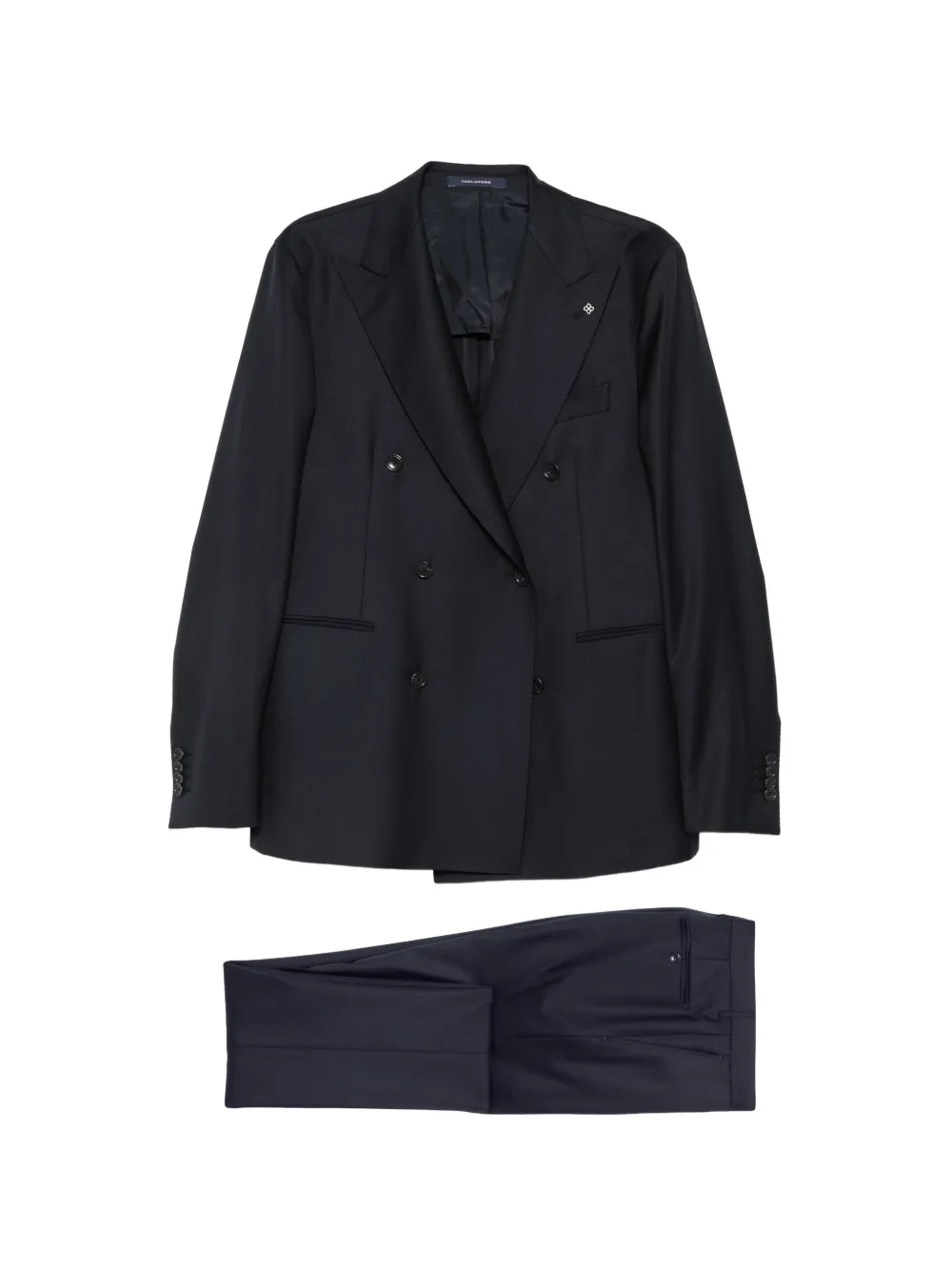 Tagliatore double-breasted peak-lapel suit - Blu