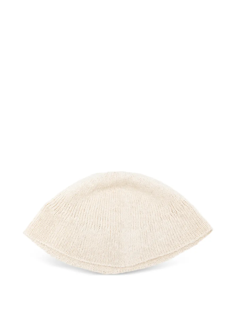 The Row Olivine rustic-knit beanie hat - Toni neutri