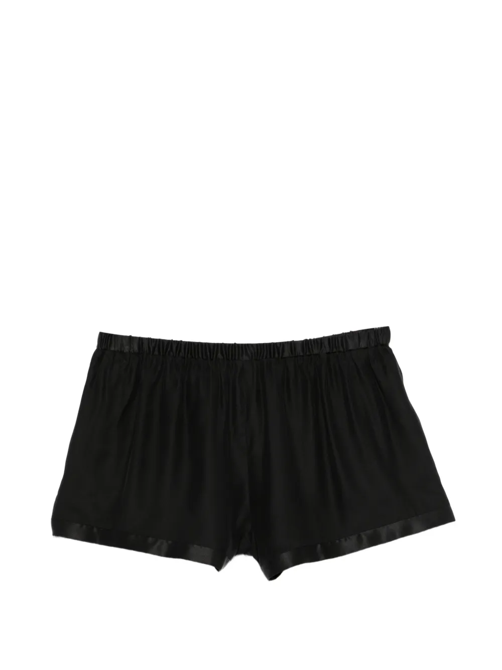 TOM FORD logo-embroidery pajama shorts - Schwarz