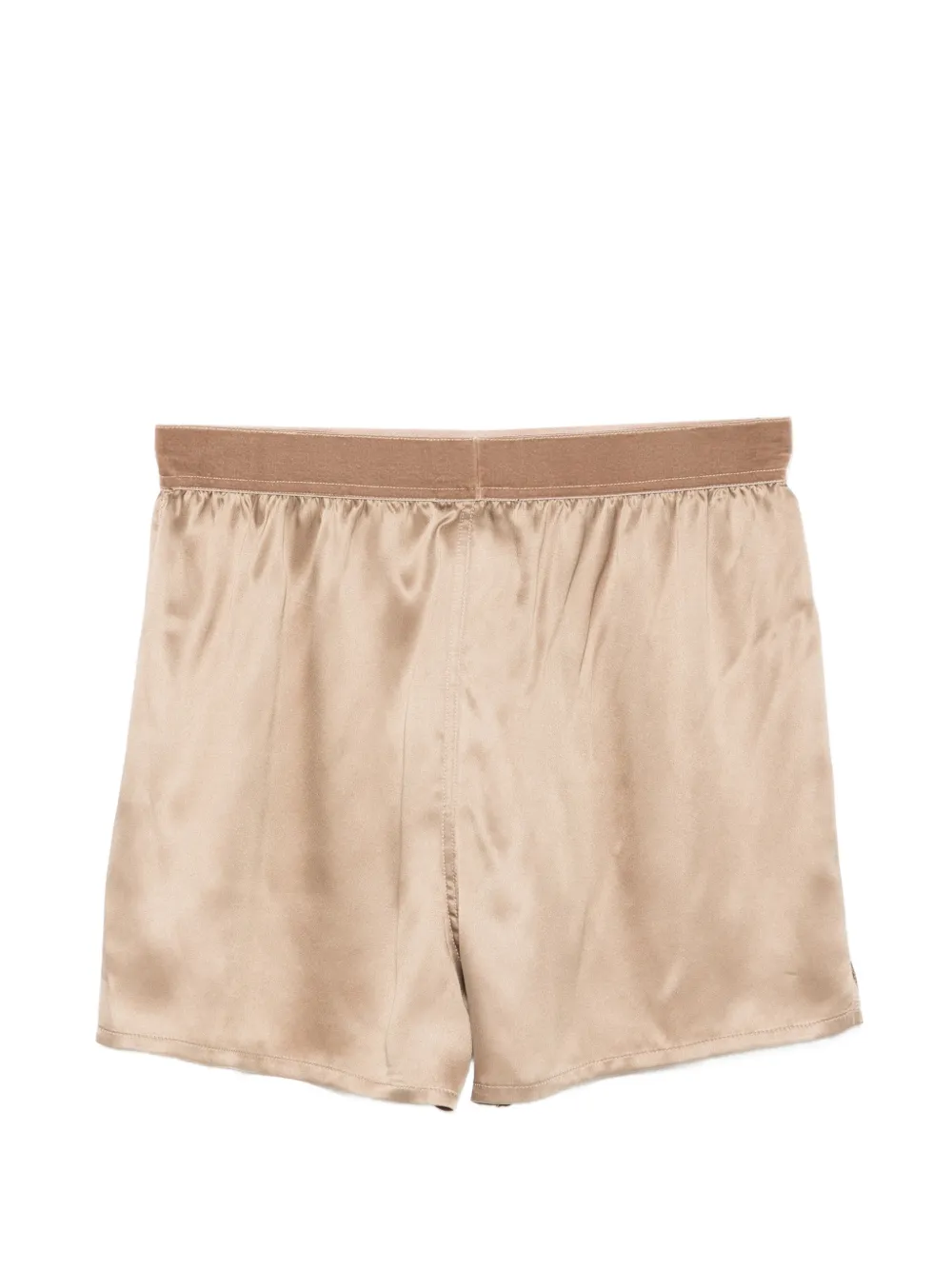 TOM FORD Shorts met logoband Beige