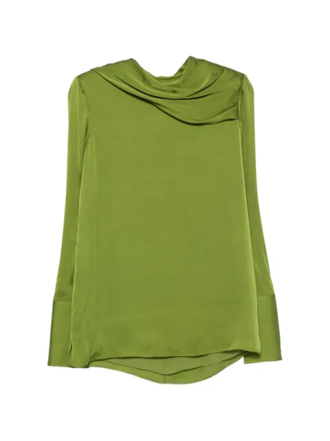 TOM FORD draped-collar blouse