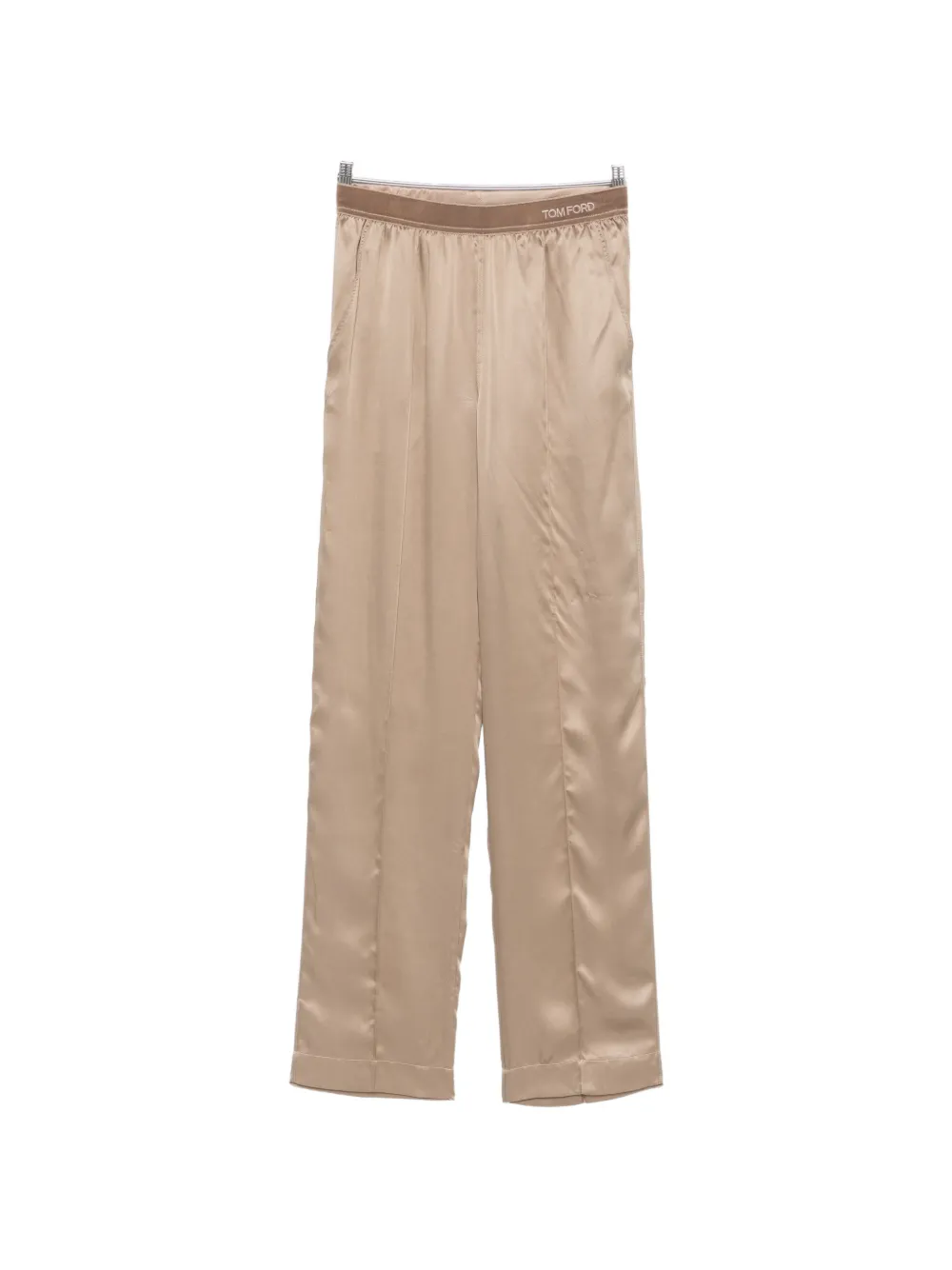 TOM FORD logo-waistband trousers - Neutrals