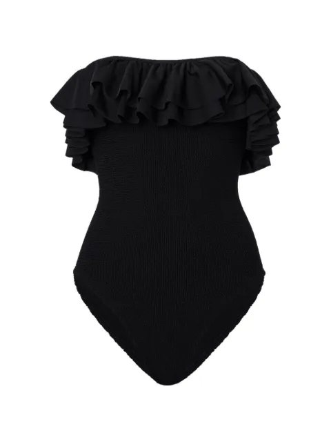 Hunza G Eloise ruffled swimsuit