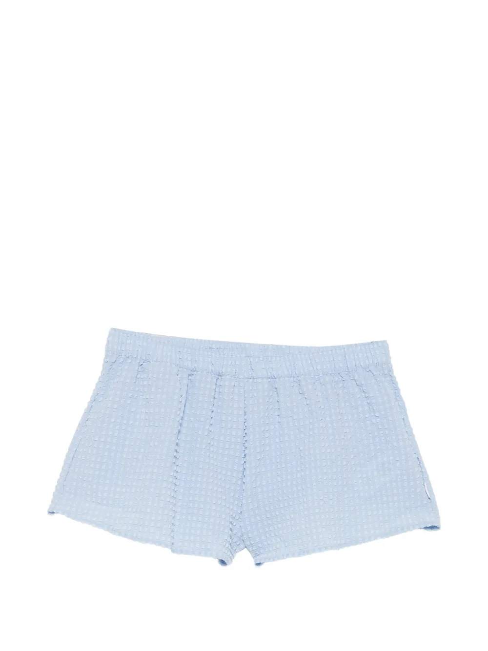 Hunza G elasticated-waistband shorts - Blue