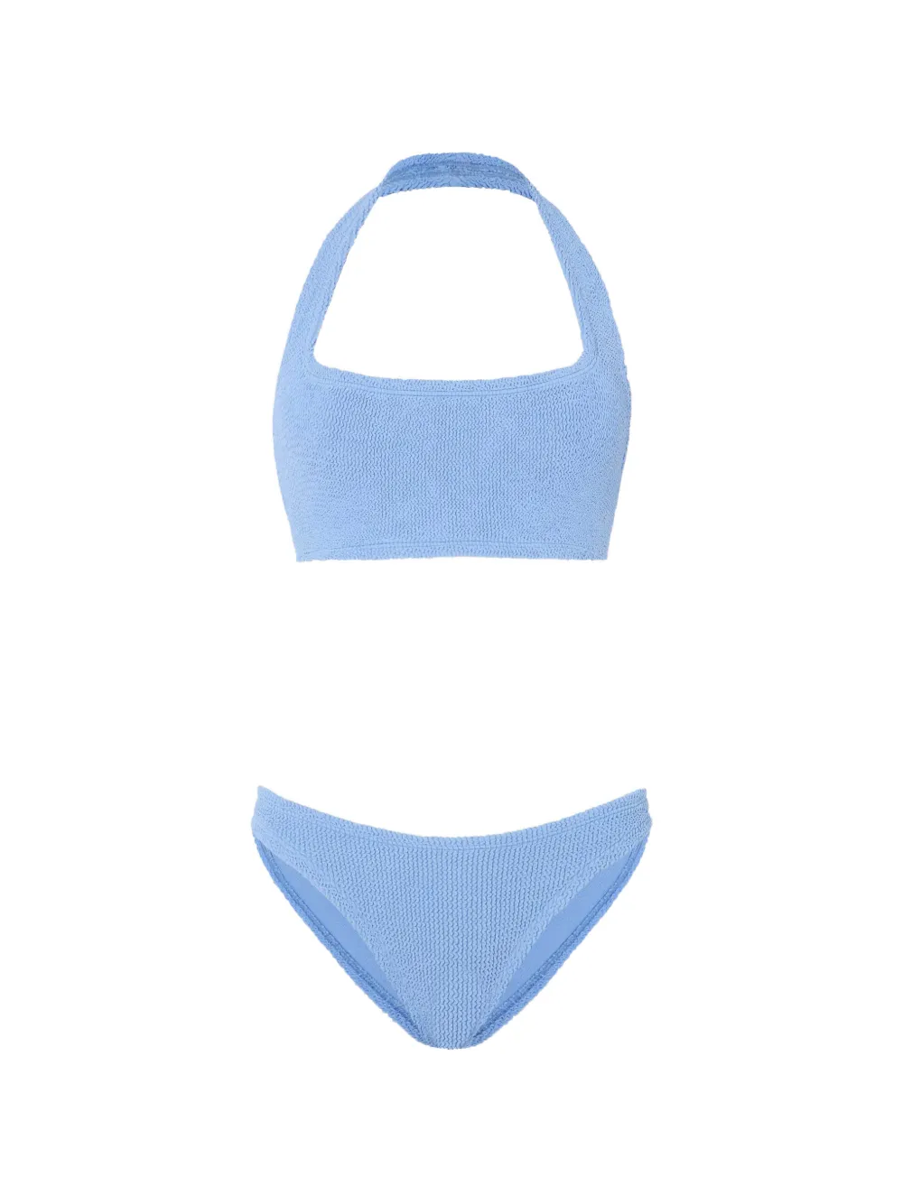 Hunza G Sandy Neckholder-Bikini (2er-Set) - Blau