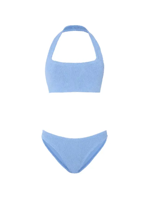 Hunza G Sandy halterneck bikini (set of two)