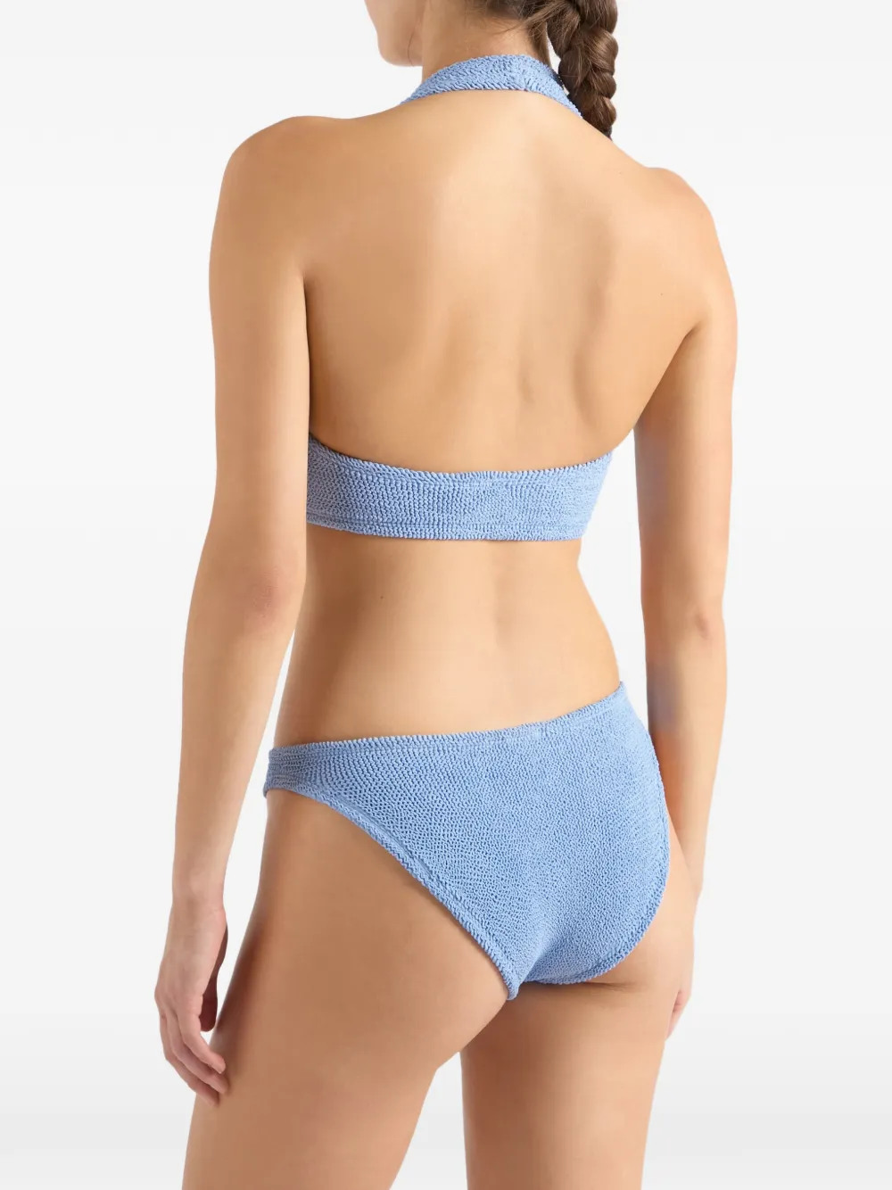 Hunza G Sandy bikini met halternek Blauw
