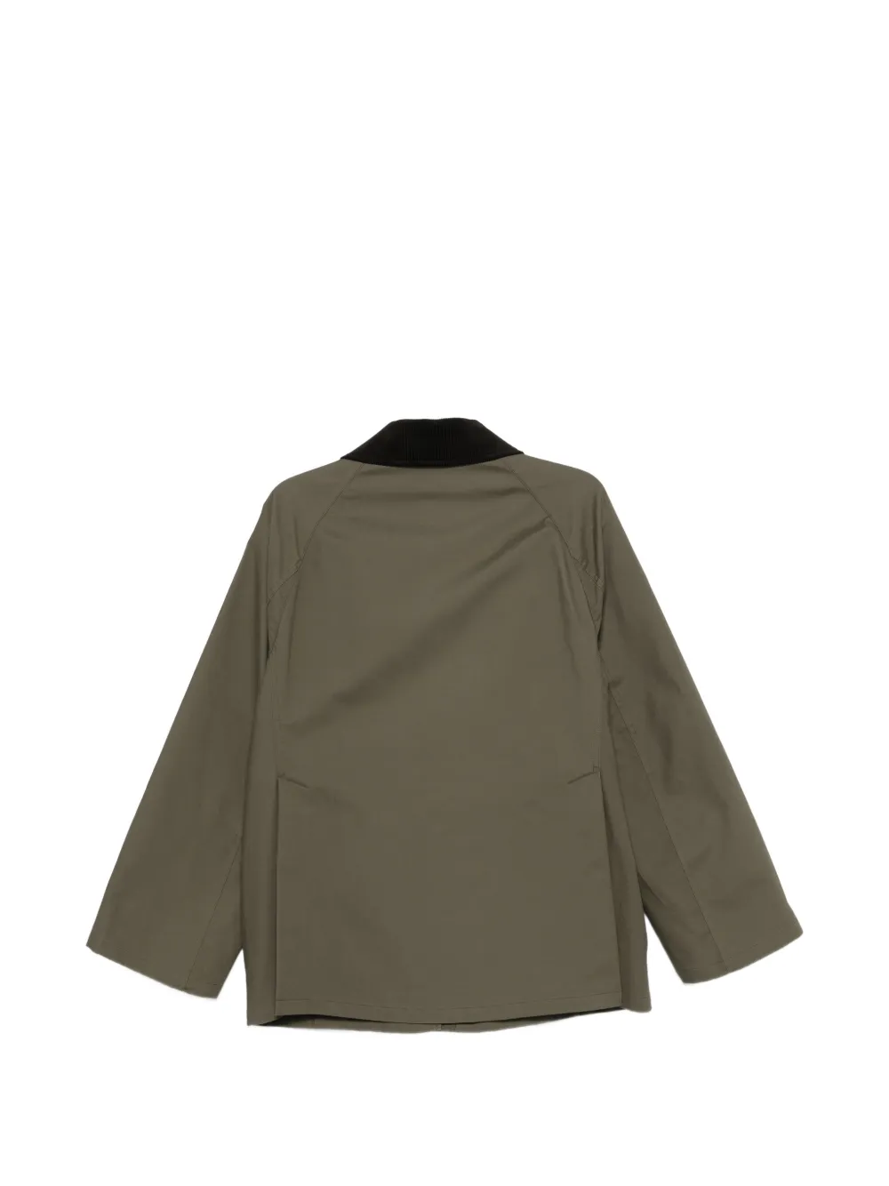  Toteme Corduroy-collar Coat - Green 