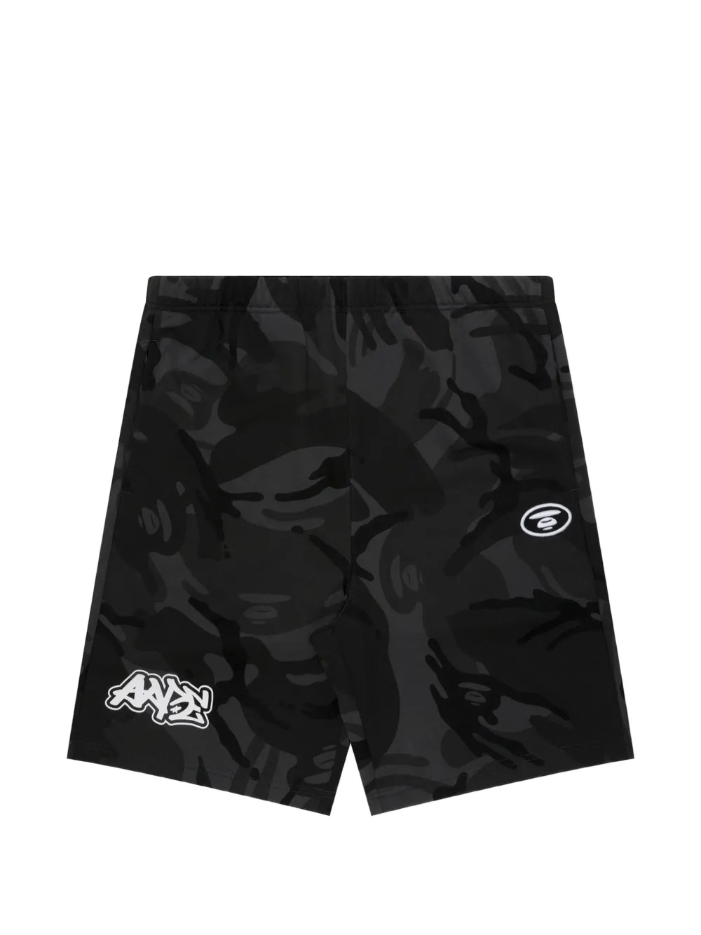 AAPE BY *A BATHING APE® camouflage shorts - Black