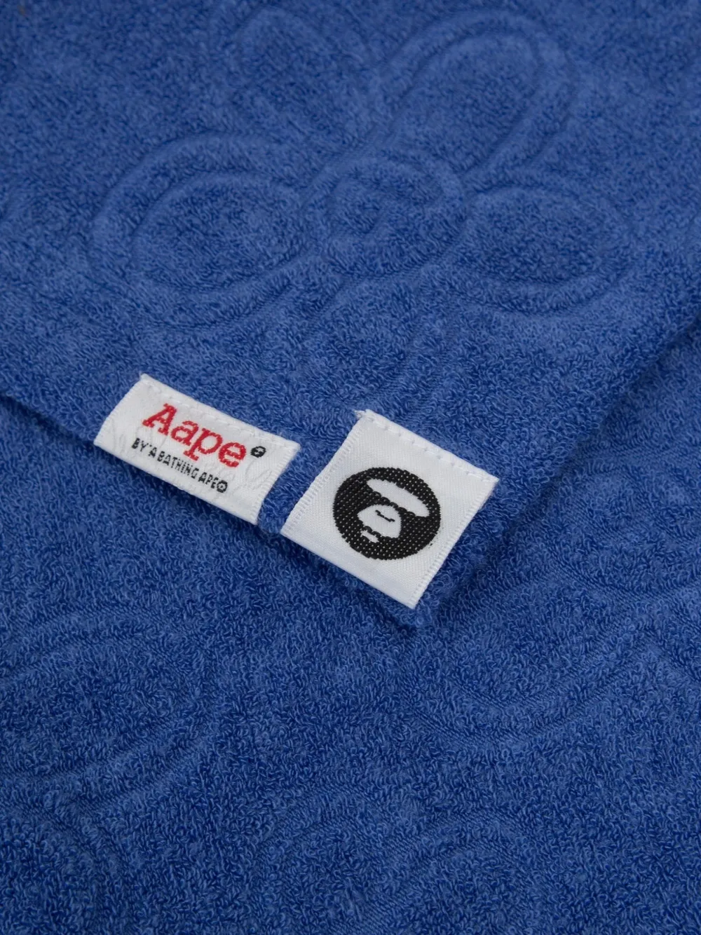 Aape By A Bathing Ape Moonface Patterned T-shirt In Blue