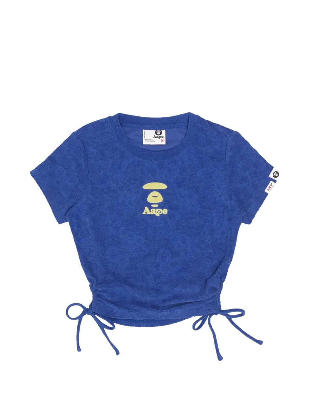 Aape By A Bathing Ape Moonface Patterned T-shirt In Blue