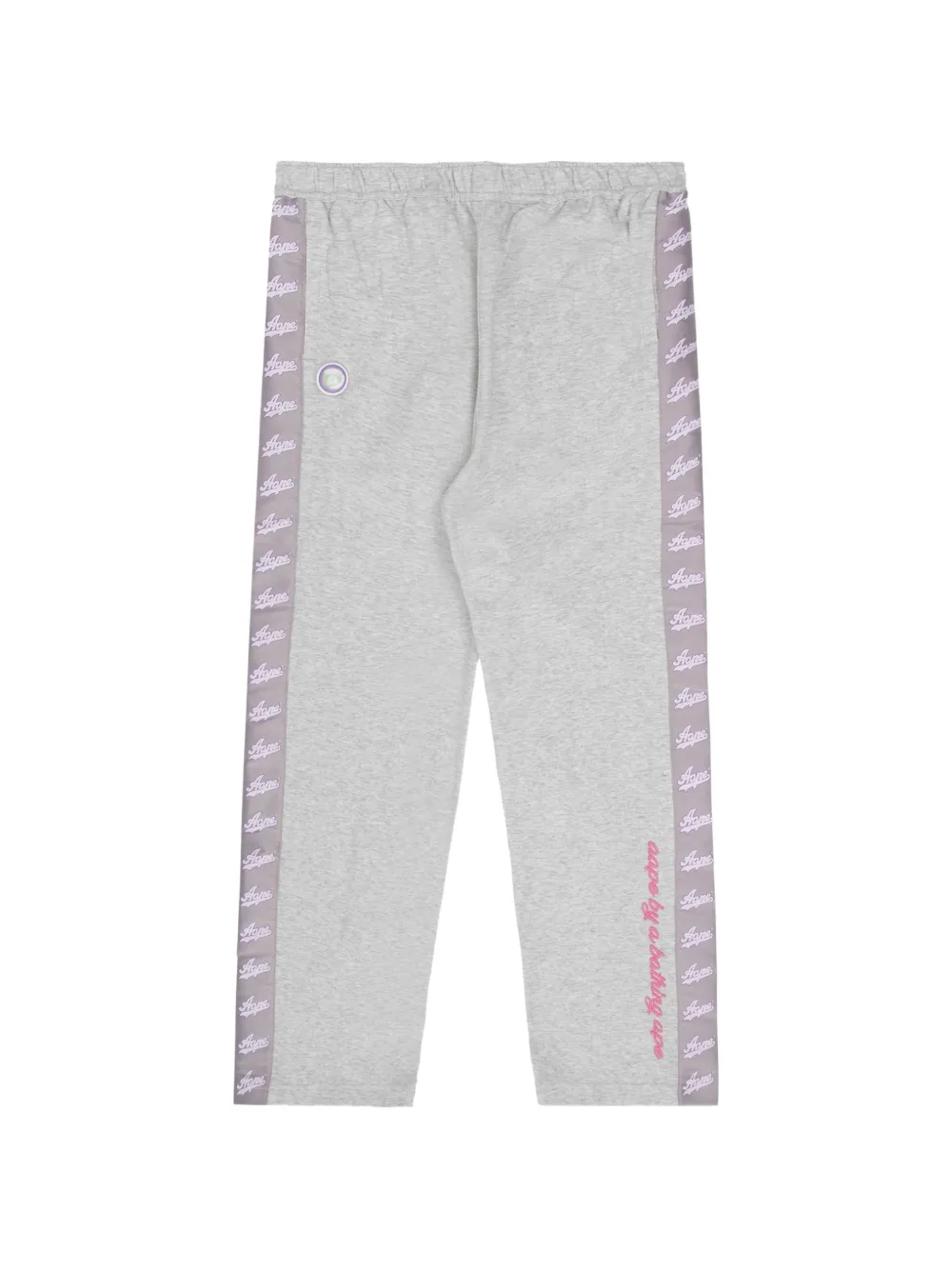 AAPE BY *A BATHING APE® Moonface logo-tape track pants