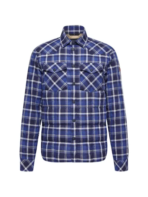 Moncler plaid-pattern padded jacket