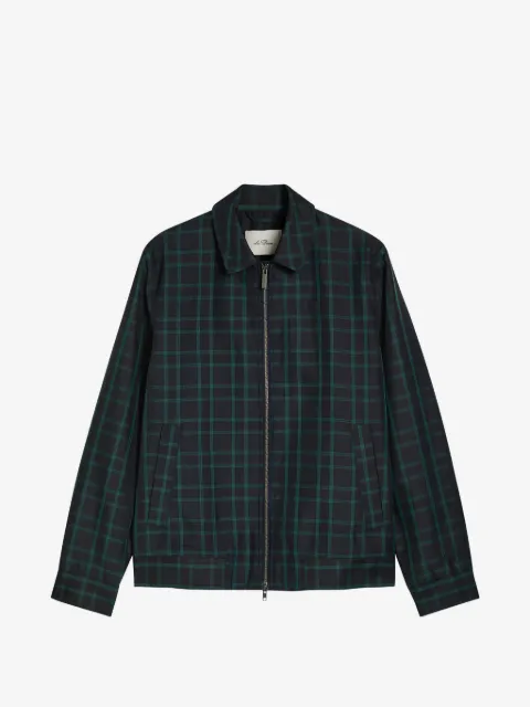 Les Deux checked zip jacket