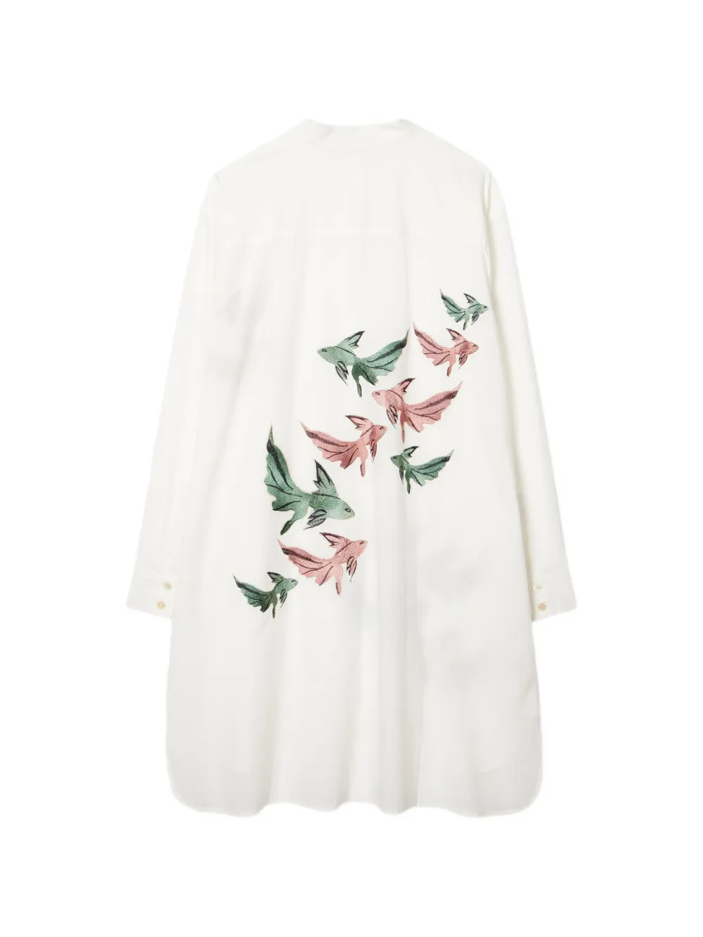  Paul Smith Caftán Con Pez Bordado - Blanco 