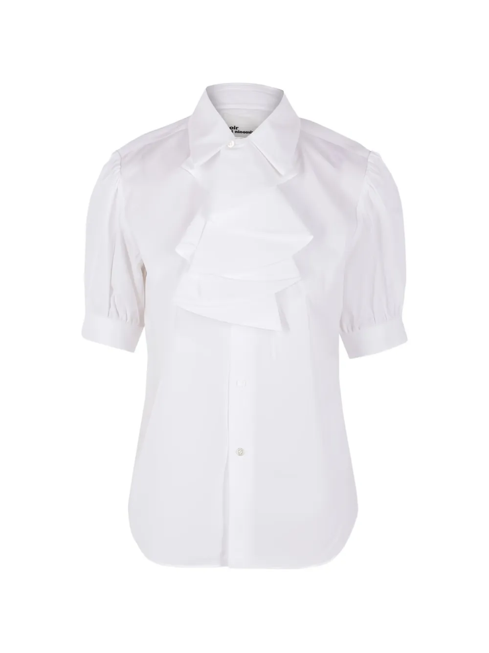 Comme Des Garçons ruffled shirt - Bianco