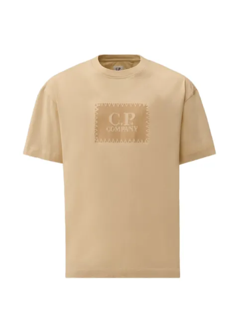 C.P. Company jersey 30/1 short sleeve logo label T-shirt