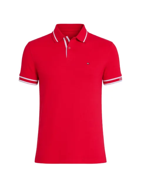 Tommy Hilfiger striped sleeve polo shirt