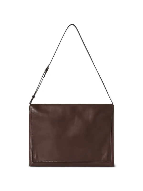 The Row Nan Messenger Shoulder Bag in Brown