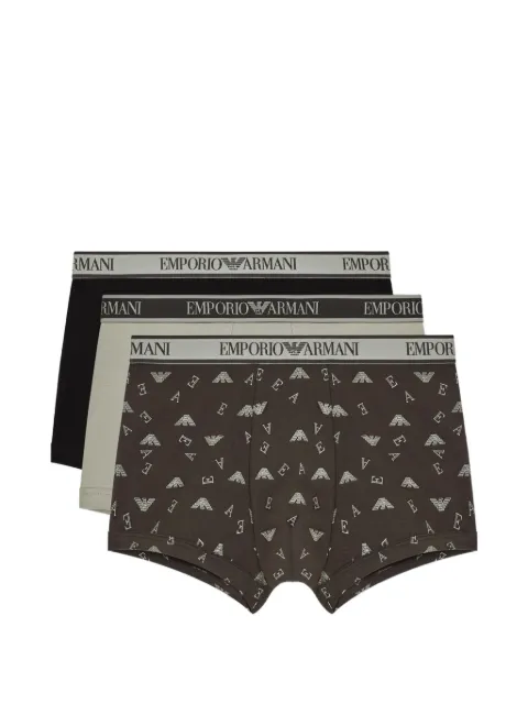 Emporio Armani lot de trois boxers à taille logo