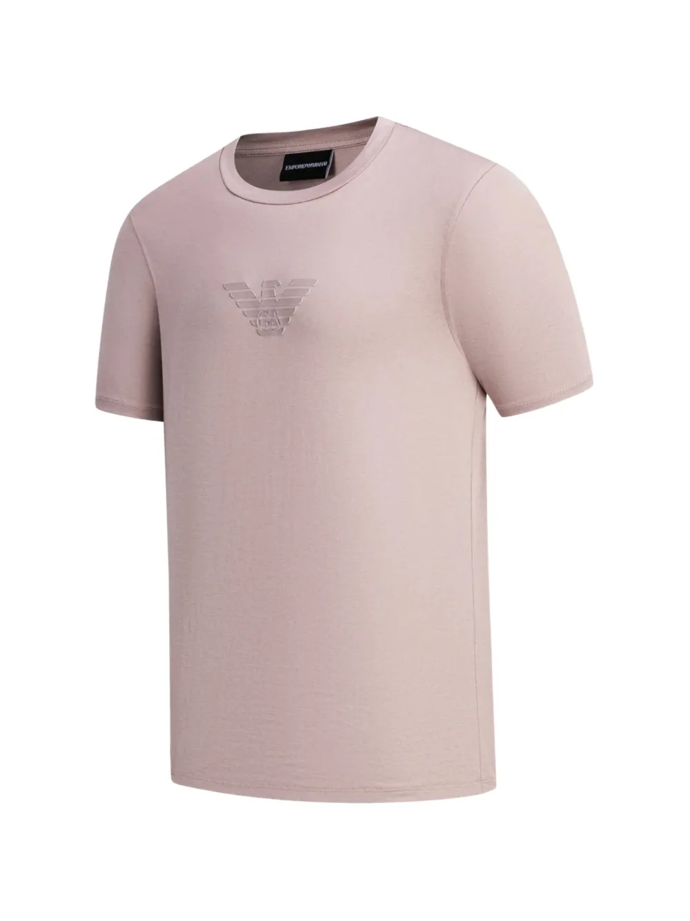 Emporio Armani T-shirt met ronde hals Roze