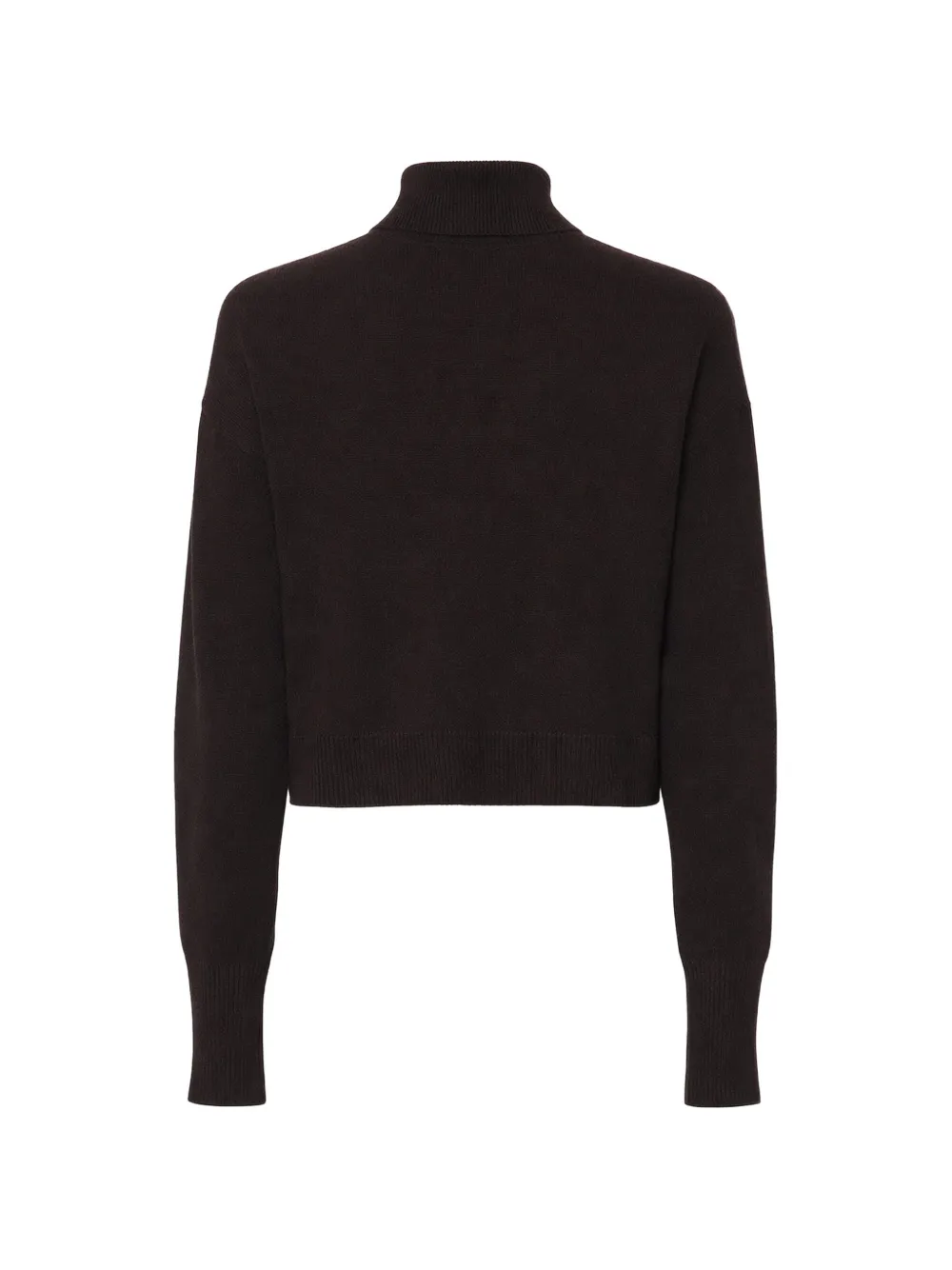  Sablyn Turtleneck Cropped Sweater - Brown 