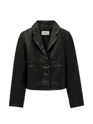 GANNI ウォッシュド デニムジャケット | ブラック | FARFETCH JP