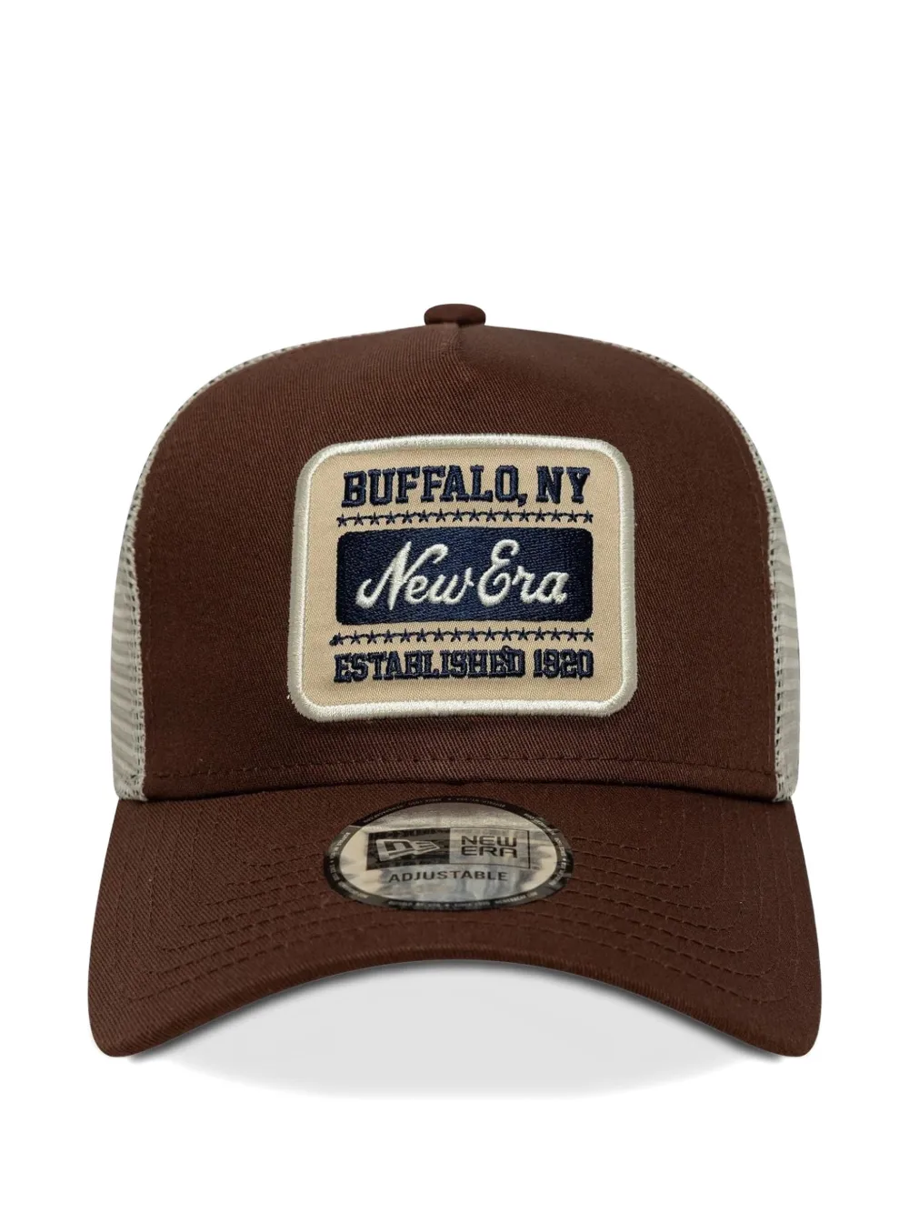NEW ERA CAP patch-trucker baseball cap - Marrone