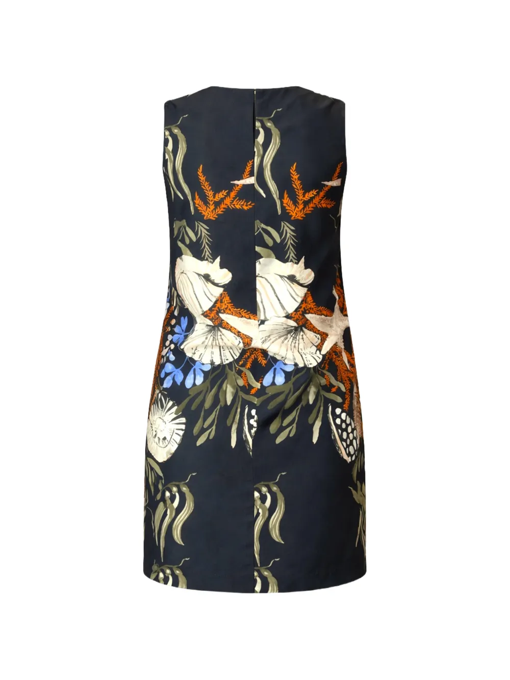  Marella Floral-pattern Mini Dress - Blue 