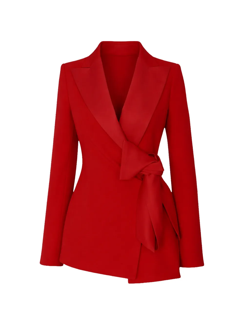 Marella tie-front jacket - Rot