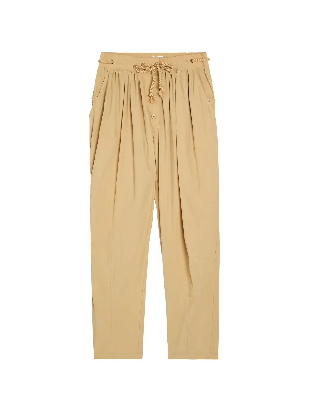 ISABEL MARANT braided drawstring trousers - Toni neutri