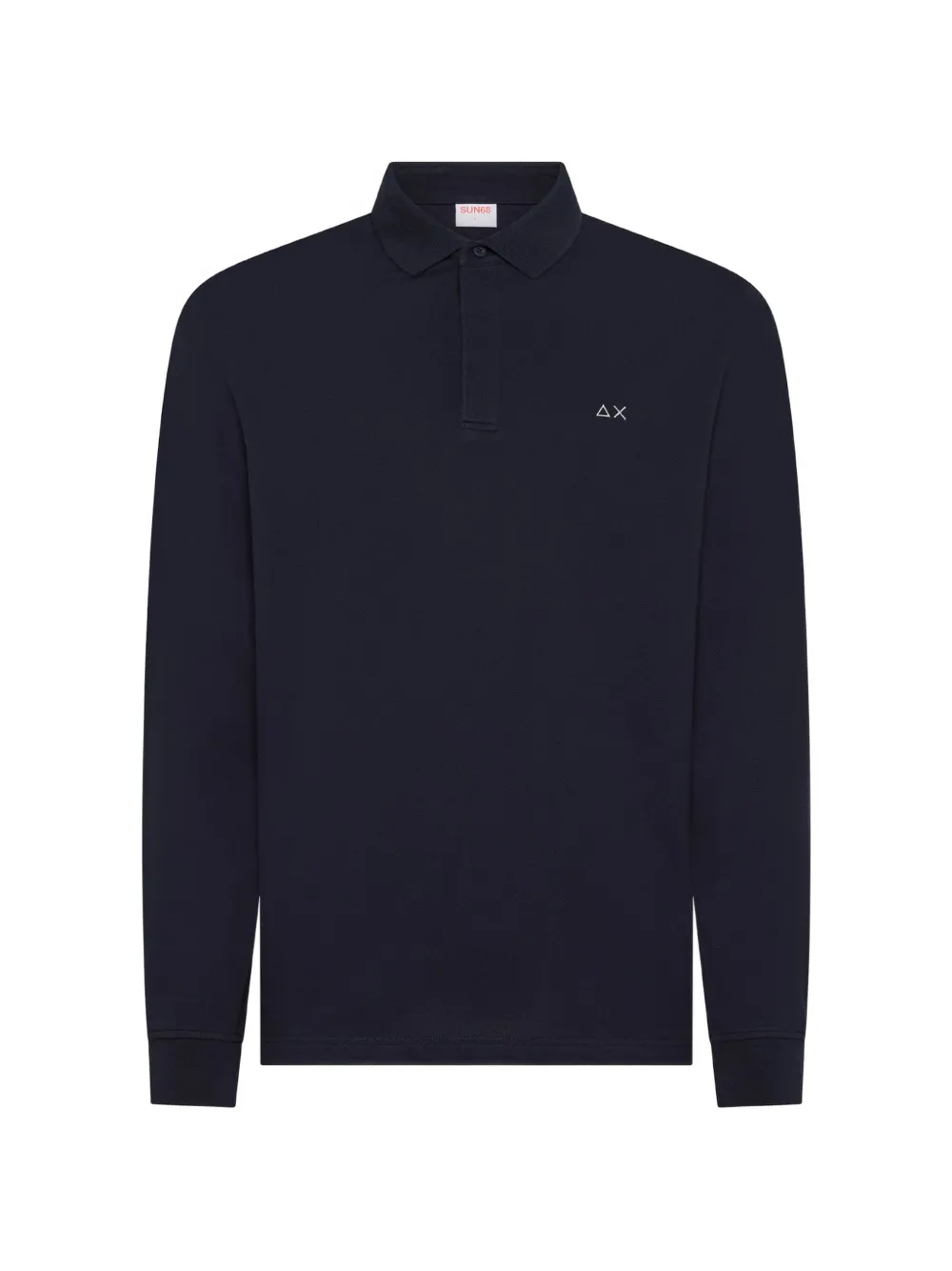 Sun68 logo-embroidered polo shirt - Blu