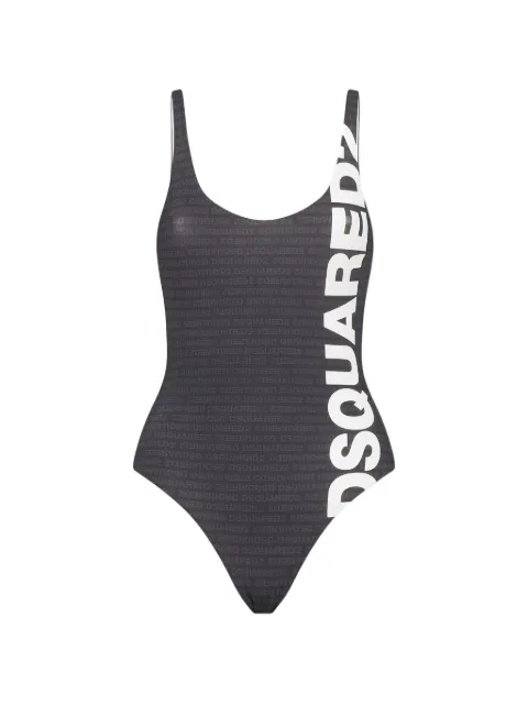 DSQUARED2 logo-print one-piece swimsuit