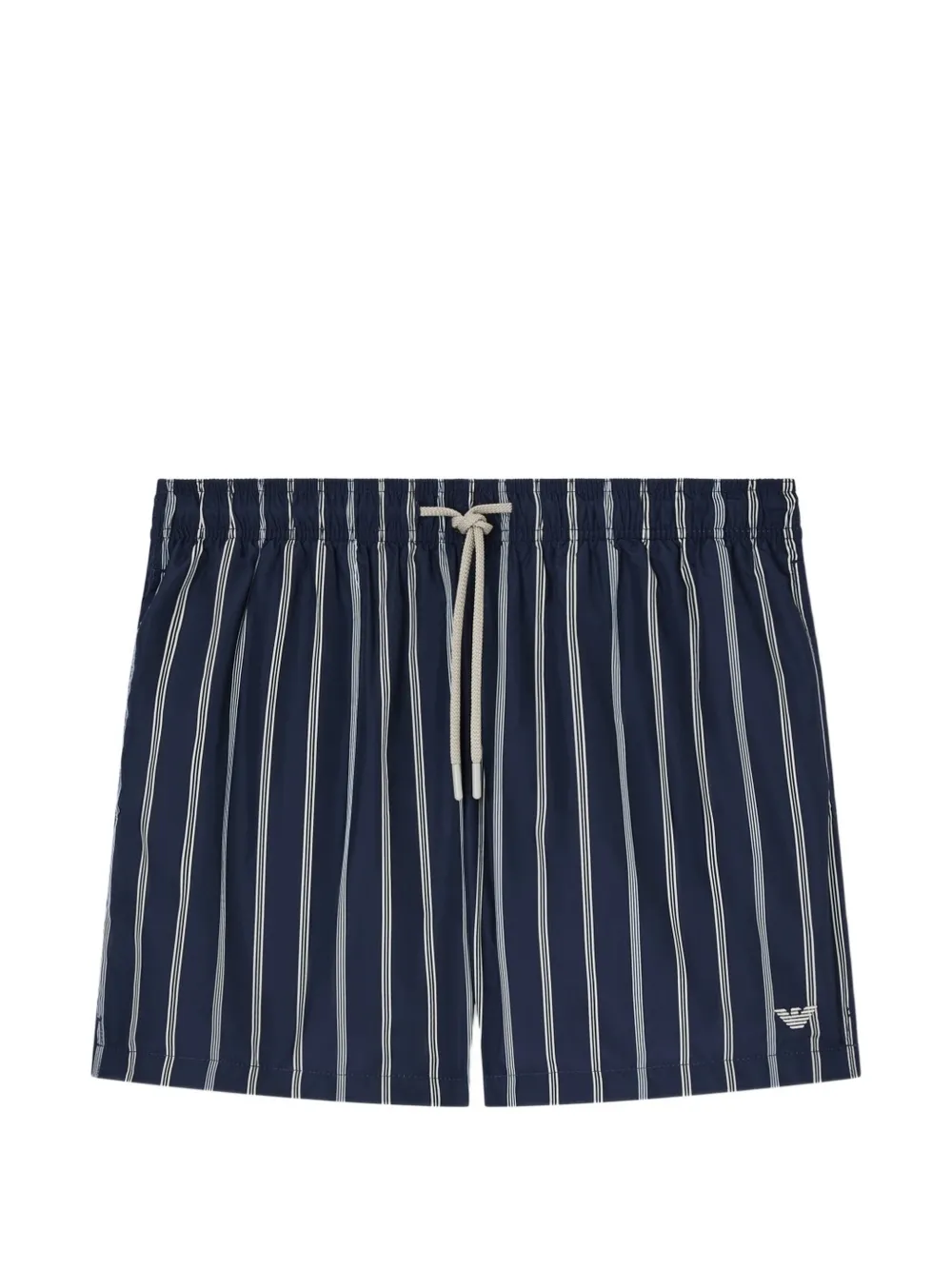 Emporio Armani striped swim shorts - Blu